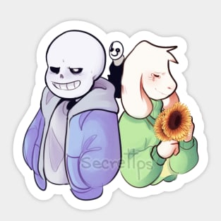 Undertale Sans, Asriel and Gaster Sticker